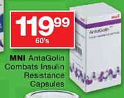 MNI AntaGolin Combats Insulin Resistance Capsules-60's
