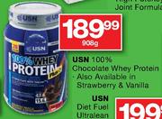 USN 100% Chocolate Whey Protein-908gm