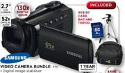 Samsung Video Camera Bundle(F70)