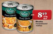 Rhodes Perskoskywe/Helftes-410g Elk