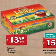 Laager Rooibos Teabags-80's Per Pack