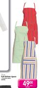 Full Kitchen Apron-Each