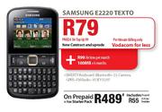 Samsung E2220 Texto