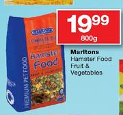 Marlton Hamster Food Fruit & Vegetables-800g