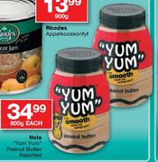 Nola "Yum Yum" Peanut Butter Assorted-800g Each