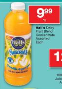 Hall's Dairy Fruit Blend Concentrated Assorted-1L Each