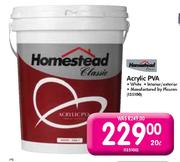 Homestead Classic Acrylic PVA-20L