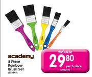 Academy Rainbow Brush Set-5 Piece 