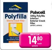 Polycell Polyfilla Interior / Exterior Crack Filler-500g Each