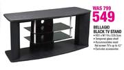 Bellagio Black TV Stand