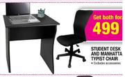 Student Desk And Manhatta Typist Chair