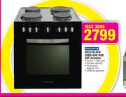 Kelvinator 60cm Black Oven And Hob Set-(KC600BS)