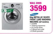 Samsung 6Kg Metallic Silver Front Load Washing Machine (WF1602W52)
