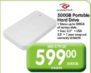 500GB Portable Hard Drive-Each