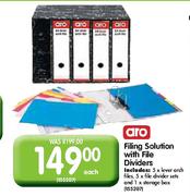 Aro Filing Solution With File Dividers-Each