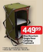 Blue Mountain Single Door Camping Cupboard