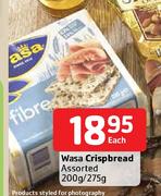 Wasa Crisbread Assorted-200g/275g Each