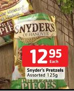 Snyder's Pretzels Assorted-125g Each