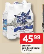 Smirnoff Spin Spirit Cooler-6x330ml
