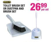 Addis Toilet Brush Set Or Dustpan & Brush Set