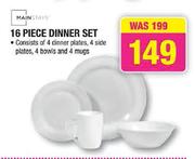 Mainstays 16 Piece Dinner Set