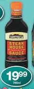  Wellington's Steakhouse Sauce-700ml