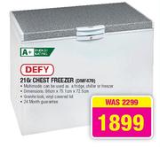 Defy Chest Freezer-210ltr DMF470