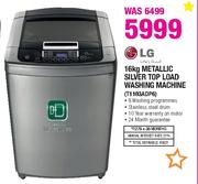 LG Metallic Silver Top Load Washing Machine-16kg