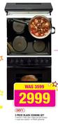 Defy 3 Piece Black Cooking Set