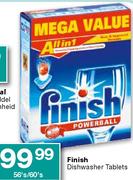Finish Dishwasher Tablet-56/60's