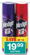 Pledge Duster Plus Meubelpolitoer Koppelpak-2*275ml