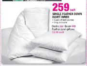 Queen Feather Down Duvet Inner-Each