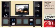 Boston 3 Piece Plasma Unit