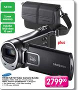 Samsung H440 Full HD Video Camera Bundle-Each