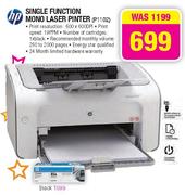 HP Single Function Mono Laser Printer(P1102)