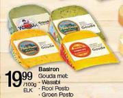Baslron Gouda Met Groen Pesto-100gm Elk