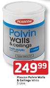 Plascon Polvin Walls & Ceilings White-5ltr