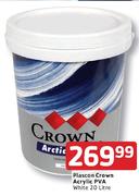 Plascon Crown Acrylic PVA-20ltr