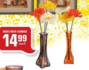 Vases With Flowers Each