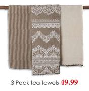 Tea Towels-3's Pack