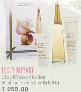 Issey Miyake L'Eau D'Lssey Absolue Eau De Parfum Gift Set-50Ml