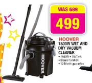 Hoover Wet and Dry Vacuum Cleaner-1800W
