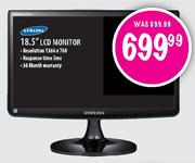 Samsung 18.5"LCD Monitor