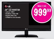 LG 20"LED Monitor