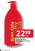 Salon Quality Shampoo Assorted-750ml Each