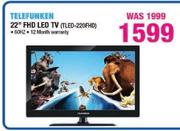Telefunken 22"FHD LED TV(TLED-220FHD)-Each