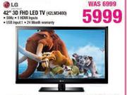 LG 42"3D FHD LED TV(42LM3400)-Each