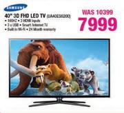 Samsung 40"3D FHD LED TV(UA40ES6200)-Each