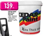 Cedar Paint Xtra Thick 20L PVA