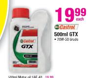 Castrol 500ml GTX 20W-50 Grade-Each